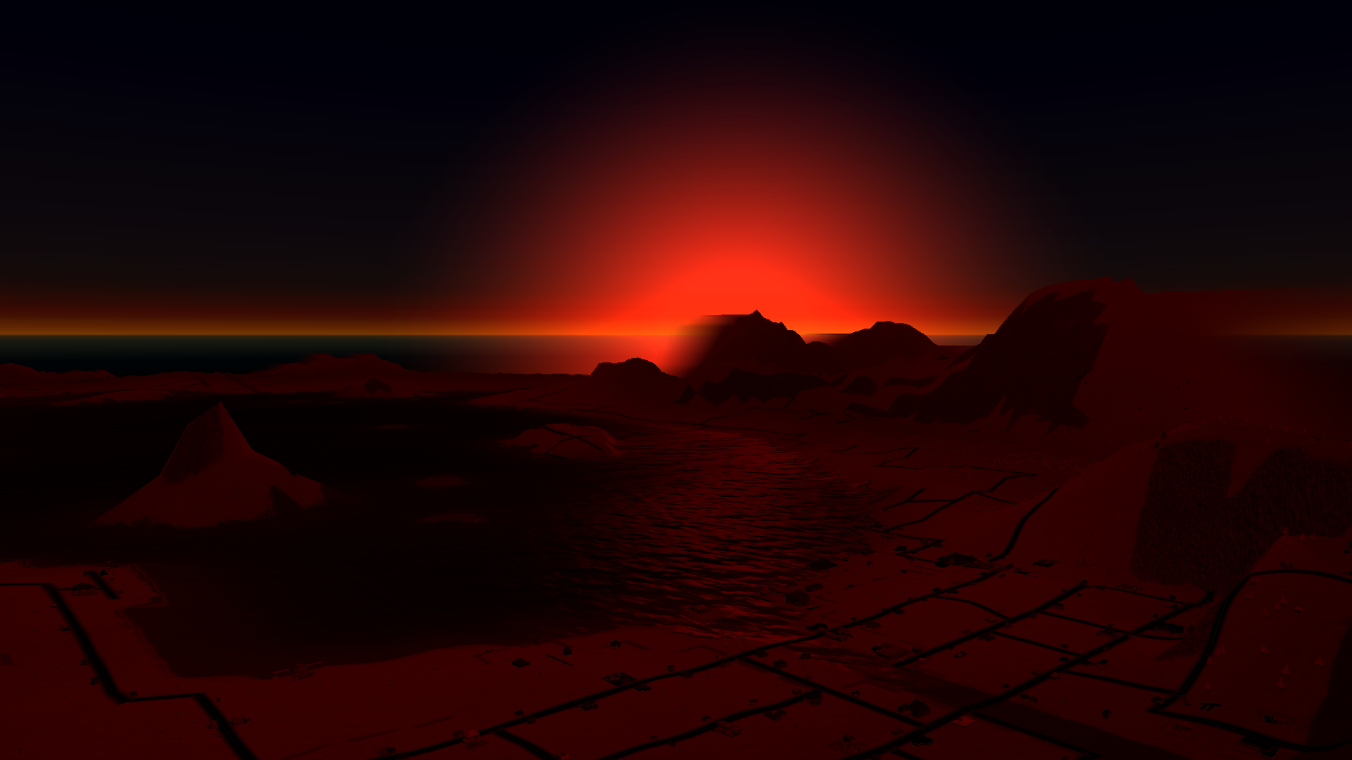The final sunset in Sunrise Crater