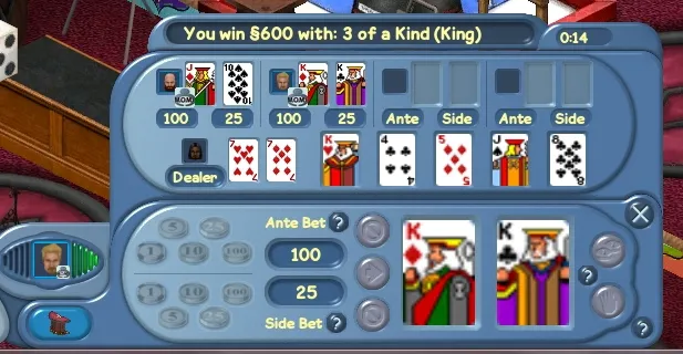 A round of Texas hold' em