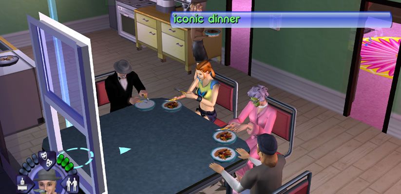 Iconic dinner moment