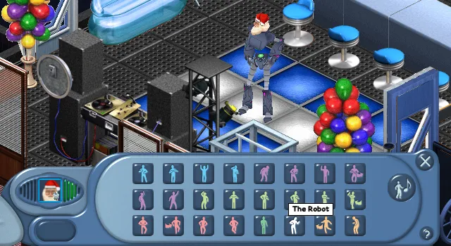The Dance Floor interface, featuring a cool 25 buttons to queue custom interactions via the Dance Floor Controller.