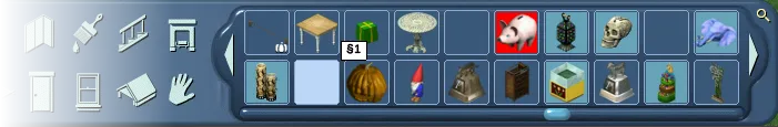 A screenshot of the debug catalog, of which some objects will become available to regular users post Save Date