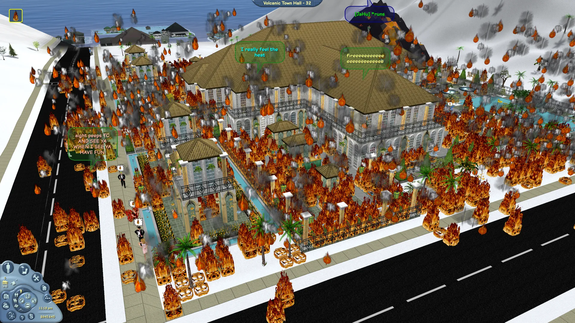 Volcanic Town Hall proving that nominative determinism is real, and you should be scared