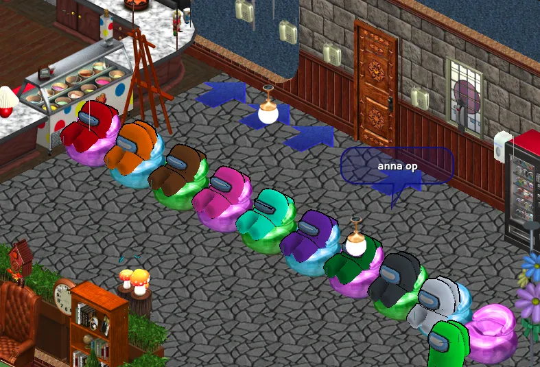 AmongSO players waiting for their game to start.