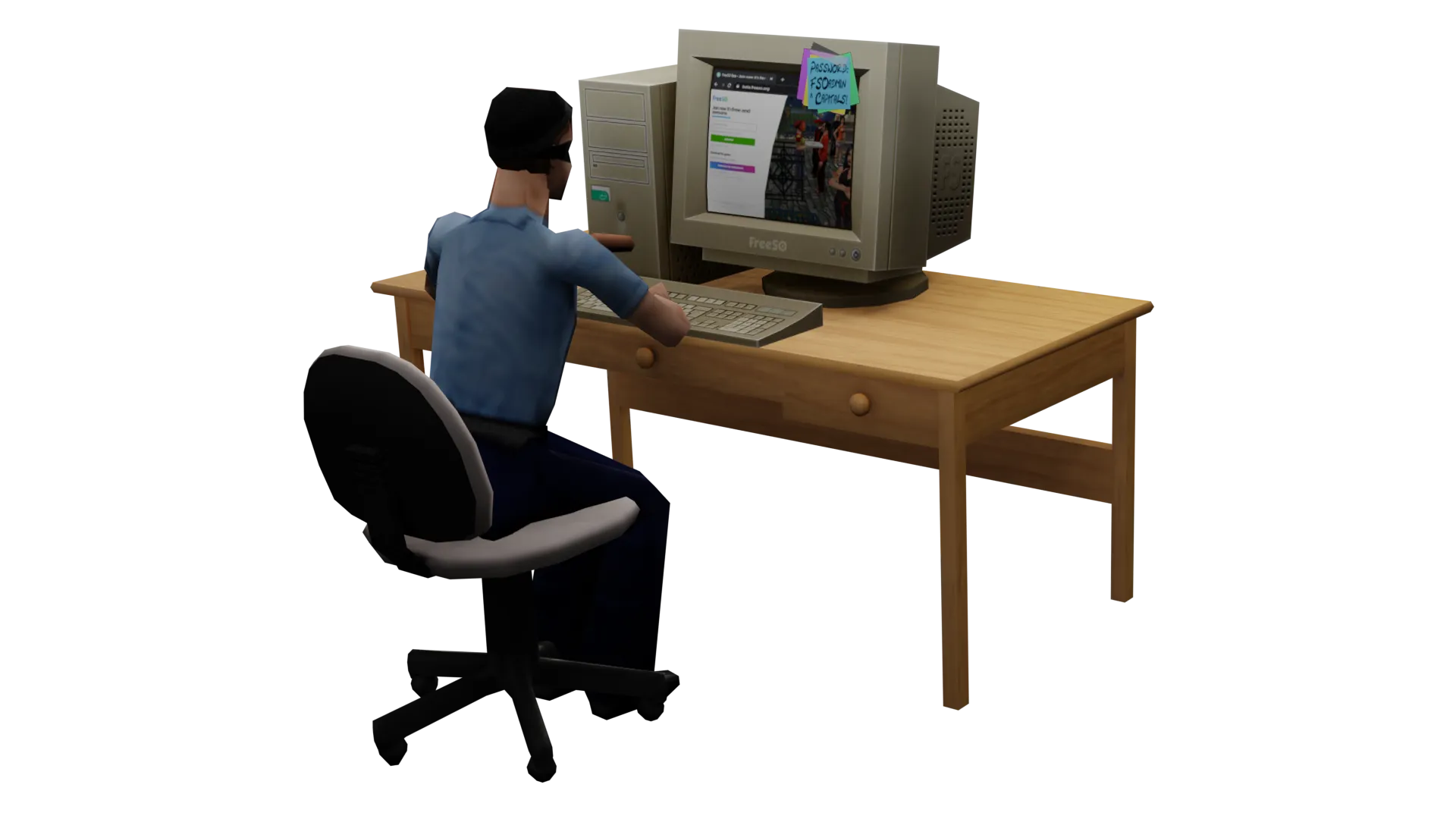 burglar cop checking out beta.freeso.org