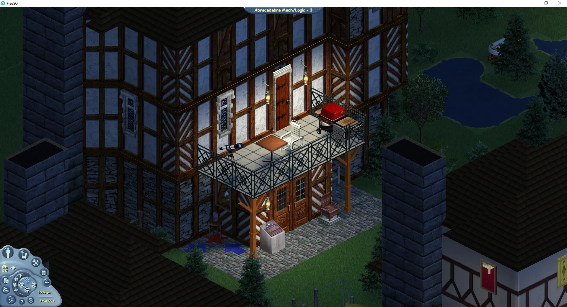 Close-up of lighting effects being shown at Abracadabra Mech/Logic