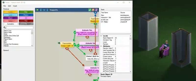 Volcanic, a tool for editing and debugging objects for The Sims Online, created as part of the FreeSO project