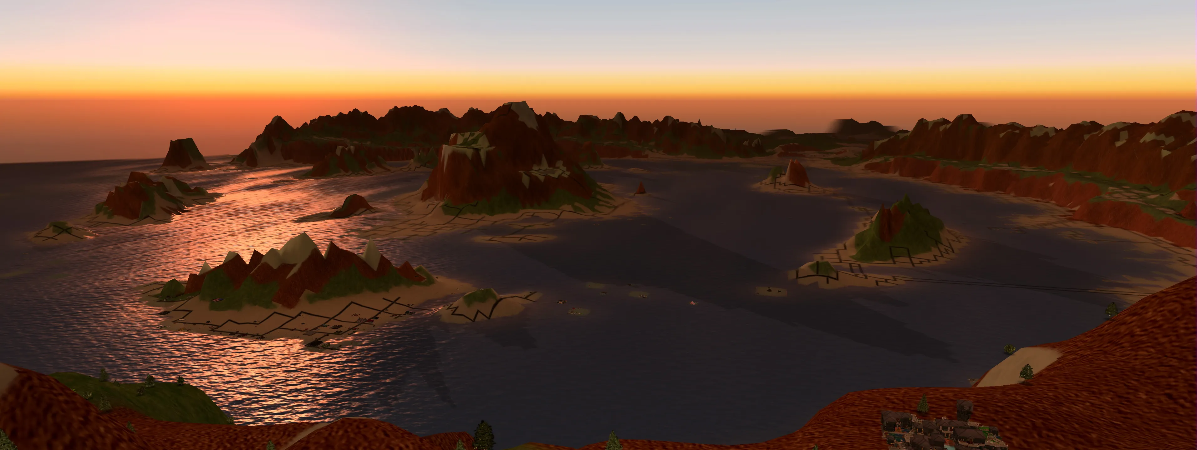 Sunrise Crater at sunset